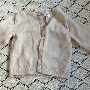 Bonpoint girls light cardigan 6 months